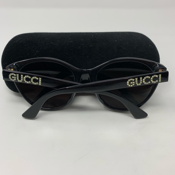 Gucci GG0419S Embellished Cat Eye Sunglasses 54mm - Picture 5 of 10